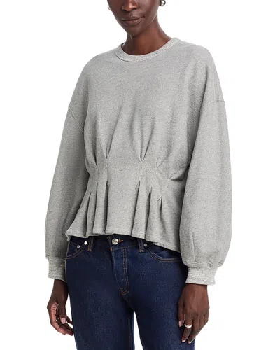 The Great Corset Sweatshirt In Gray
