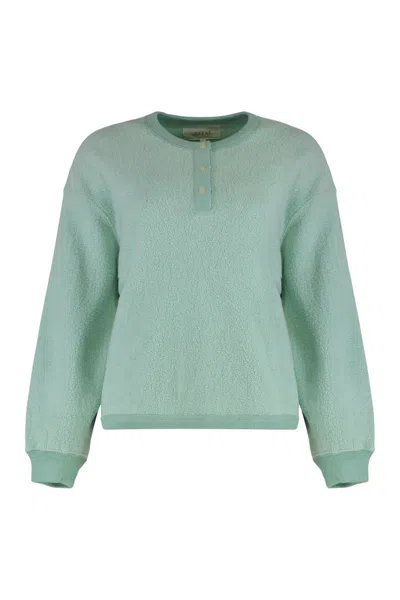 The Great Cotton Blend Top