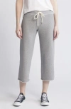 THE GREAT THE GREAT. COTTON CROP WIDE LEG SWEATtrousers