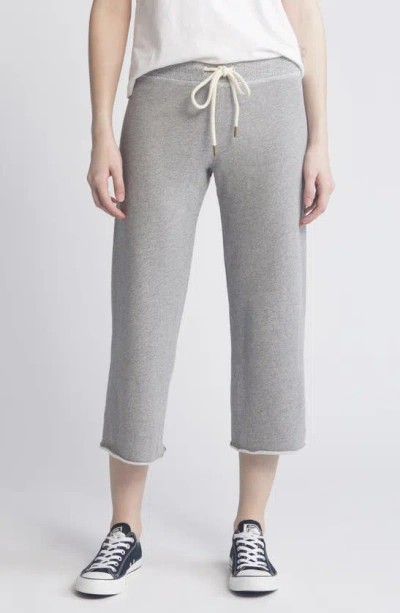 The Great Cotton Crop Wide Leg Sweatpants In Varsity Grey