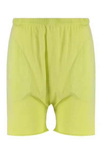 The Great Drawstring Cotton Shorts In Green