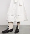 The Great Cotton Studded The Bodega Midi Dress In White