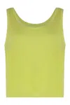 The Great Cotton Tank Top In Green