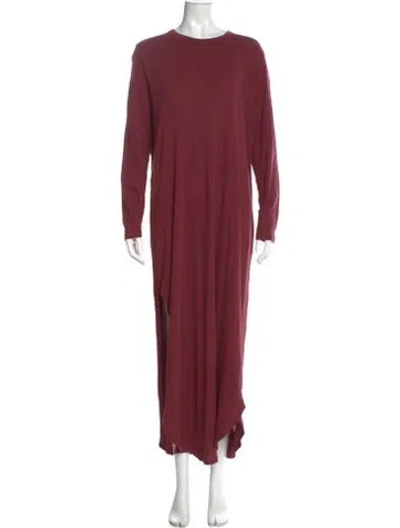 Pre-owned The Great Crew Neck Long Dress In Pink