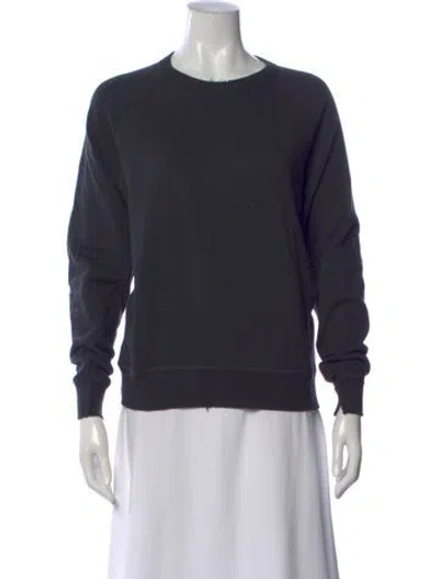 Pre-owned The Great Crew Neck Long Sleeve Sweatshirt In Gray
