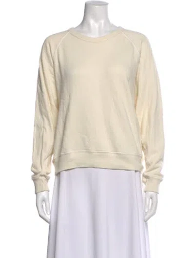 Pre-owned The Great Crew Neck Long Sleeve Sweatshirt In Neutral