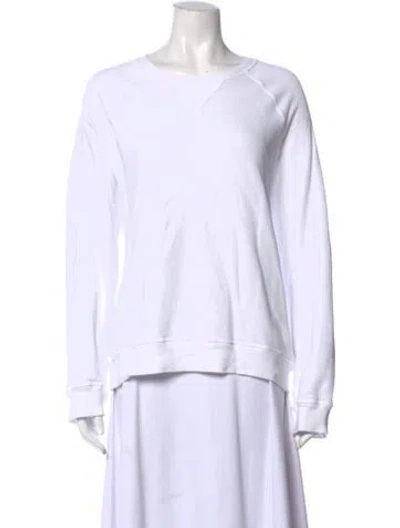 Pre-owned The Great Crew Neck Long Sleeve Sweatshirt In Neutral