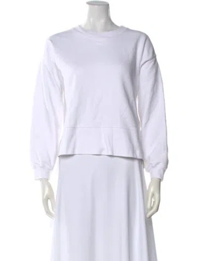 Pre-owned The Great Crew Neck Long Sleeve Sweatshirt In Neutral