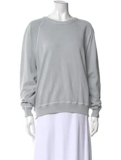 Pre-owned The Great Crew Neck Long Sleeve Sweatshirt W/ Tags In Gray
