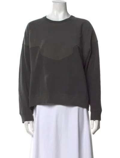 Pre-owned The Great Crew Neck Long Sleeve Sweatshirt W/ Tags In Grey