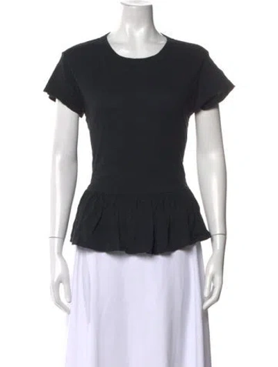 Pre-owned The Great Crew Neck Short Sleeve T-shirt In Black