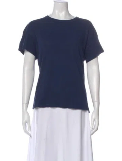 Pre-owned The Great Crew Neck Short Sleeve T-shirt In Blue