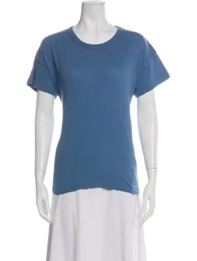 Pre-owned The Great Crew Neck Short Sleeve T-shirt In Blue
