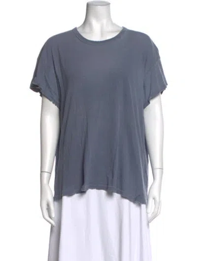 Pre-owned The Great Crew Neck Short Sleeve T-shirt In Blue
