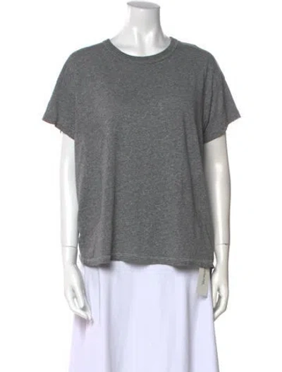 Pre-owned The Great Crew Neck Short Sleeve T-shirt In Gray