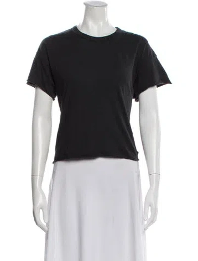 Pre-owned The Great Crew Neck Short Sleeve T-shirt In Gray