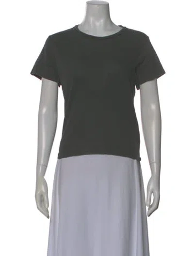 Pre-owned The Great Crew Neck Short Sleeve T-shirt In Gray