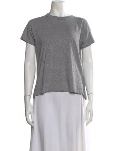 Pre-owned The Great Crew Neck Short Sleeve T-shirt In Gray