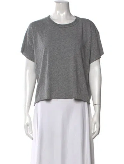 Pre-owned The Great Crew Neck Short Sleeve T-shirt In Gray