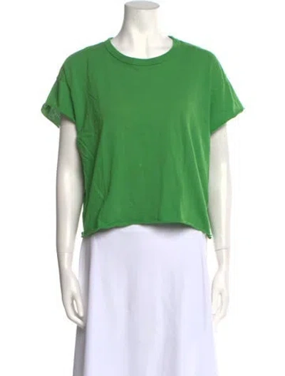 Pre-owned The Great Crew Neck Short Sleeve T-shirt In Green