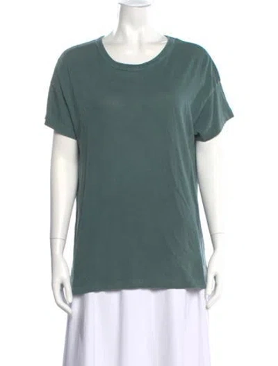 Pre-owned The Great Crew Neck Short Sleeve T-shirt In Green