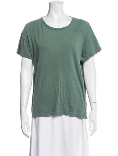 Pre-owned The Great Crew Neck Short Sleeve T-shirt In Green