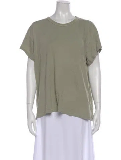 Pre-owned The Great Crew Neck Short Sleeve T-shirt In Green