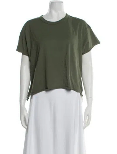 Pre-owned The Great Crew Neck Short Sleeve T-shirt In Green