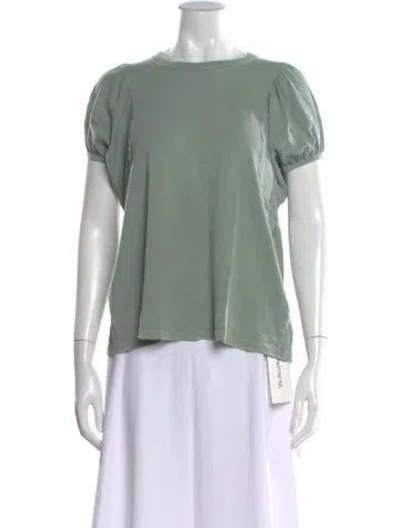 Pre-owned The Great Crew Neck Short Sleeve T-shirt In Green