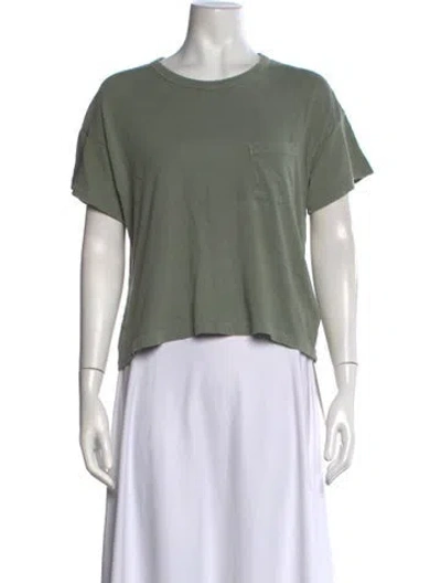 Pre-owned The Great Crew Neck Short Sleeve T-shirt In Green