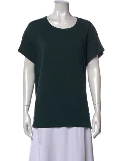 Pre-owned The Great Crew Neck Short Sleeve T-shirt In Green