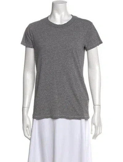 Pre-owned The Great Crew Neck Short Sleeve T-shirt In Grey