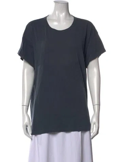 Pre-owned The Great Crew Neck Short Sleeve T-shirt In Grey