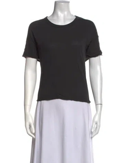 Pre-owned The Great Crew Neck Short Sleeve T-shirt In Grey