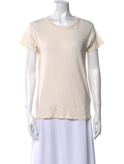 Pre-owned The Great Crew Neck Short Sleeve T-shirt In Neutral