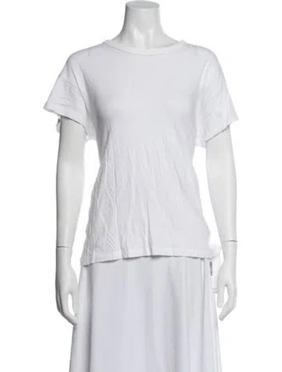 Pre-owned The Great Crew Neck Short Sleeve T-shirt In Neutral