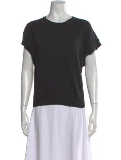 Pre-owned The Great Crew Neck Short Sleeve T-shirt W/ Tags In Black