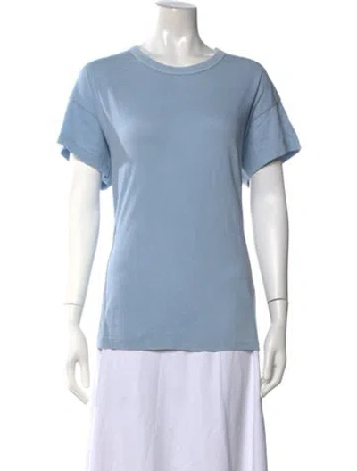 Pre-owned The Great Crew Neck Short Sleeve T-shirt W/ Tags In Blue