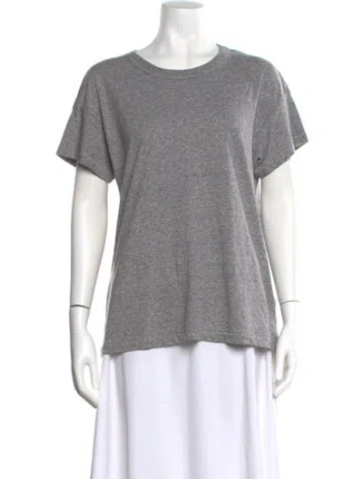 Pre-owned The Great Crew Neck Short Sleeve T-shirt W/ Tags In Gray