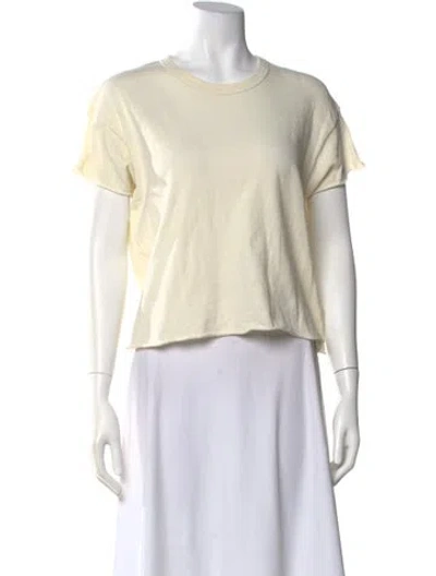 Pre-owned The Great Crew Neck Short Sleeve T-shirt W/ Tags In Neutral