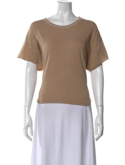 Pre-owned The Great Crew Neck Short Sleeve T-shirt W/ Tags In Neutral