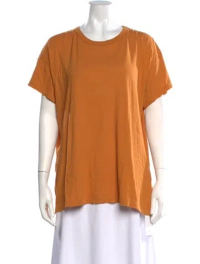 Pre-owned The Great Crew Neck Short Sleeve T-shirt W/ Tags In Orange