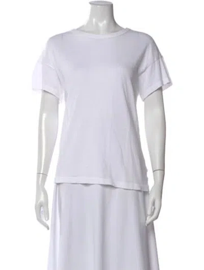 Pre-owned The Great Crew Neck Short Sleeve T-shirt W/ Tags In White