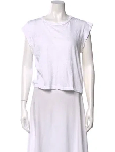 Pre-owned The Great Crew Neck Short Sleeve T-shirt In White
