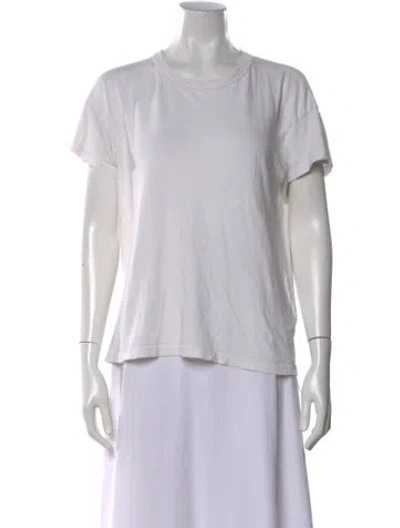 Pre-owned The Great Crew Neck Short Sleeve T-shirt In White