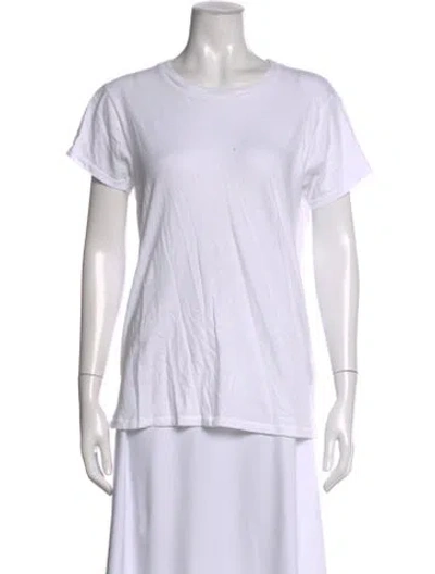 Pre-owned The Great Crew Neck Short Sleeve T-shirt In White