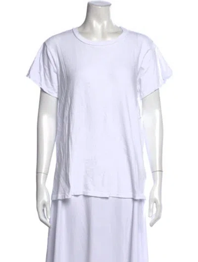 Pre-owned The Great Crew Neck Short Sleeve T-shirt In White