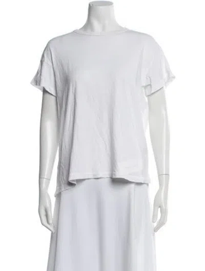Pre-owned The Great Crew Neck Short Sleeve T-shirt In White