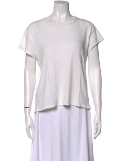 Pre-owned The Great Crew Neck Short Sleeve T-shirt In White