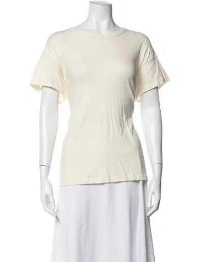 Pre-owned The Great Crew Neck Short Sleeve T-shirt In White